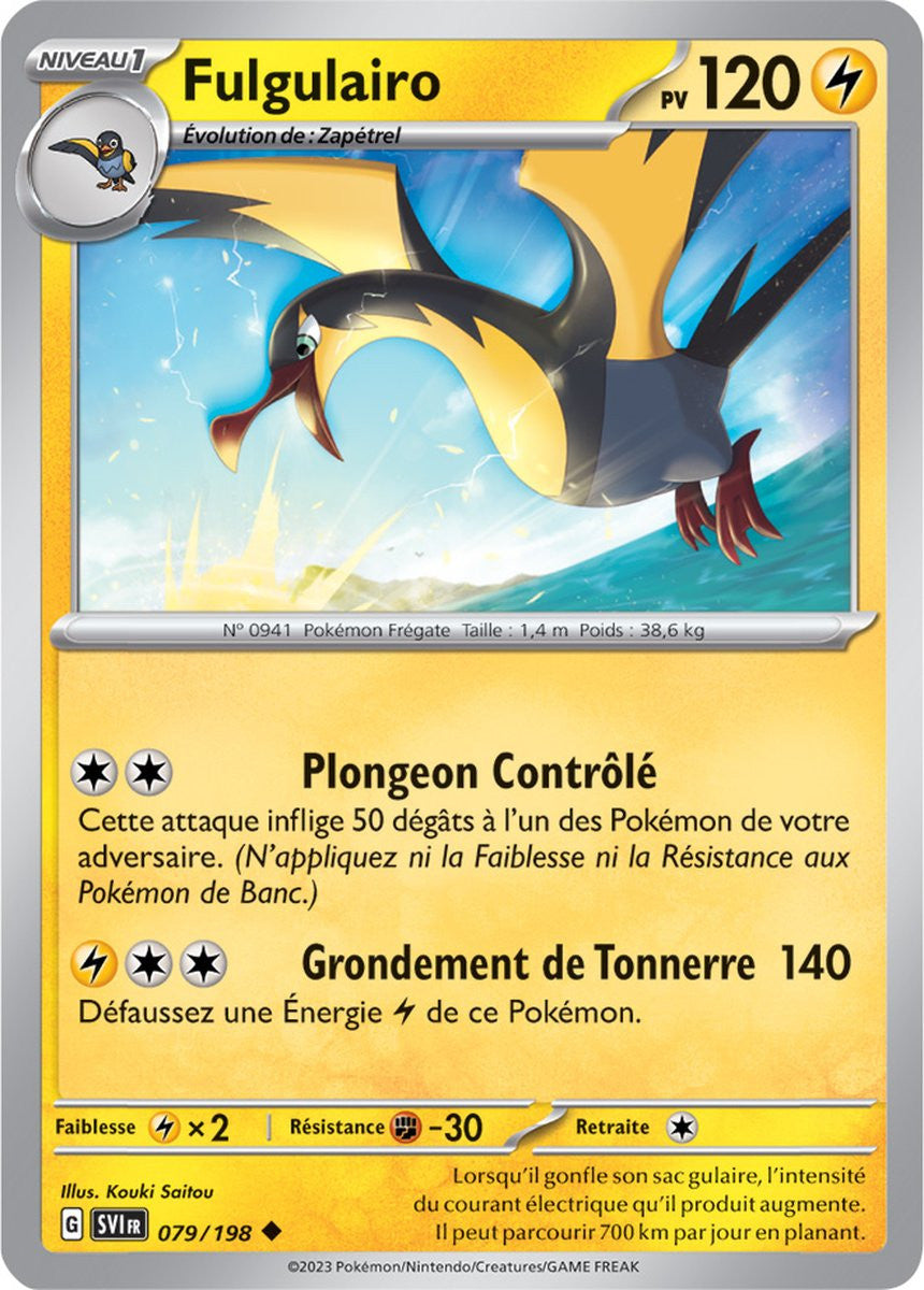 Fulgulairo - 079/198 - Carte Pokémon Écarlate et Violet EV01