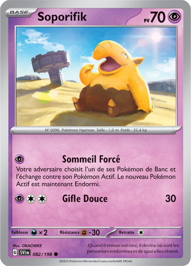 Soporifik - 082/198 - Carte Pokémon Écarlate et Violet EV01