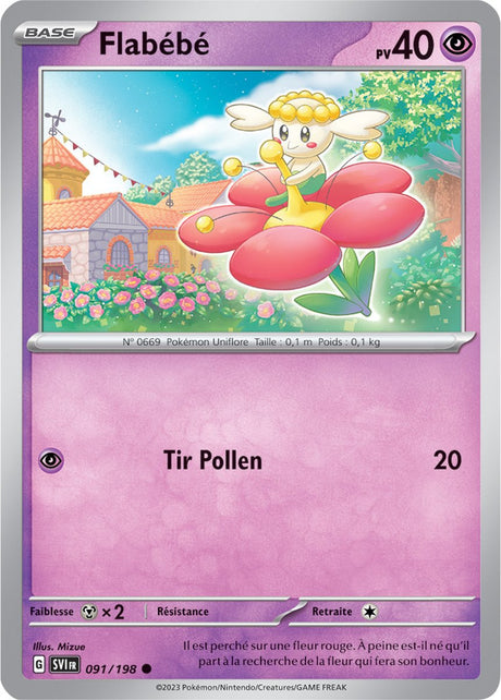 Flabébé - 091/198 - Carte Pokémon Écarlate et Violet EV01