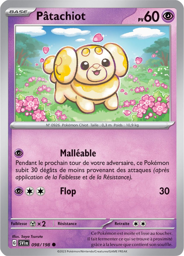 Pâtachiot - 098/198 - Carte Pokémon Écarlate et Violet EV01