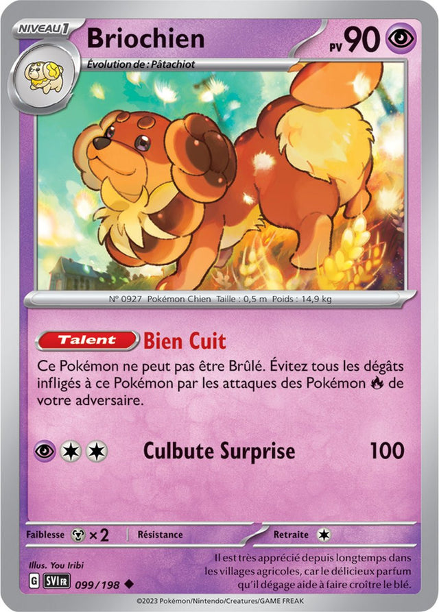 Briochien - 099/198 - Carte Pokémon Écarlate et Violet EV01