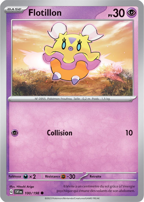 Flotillon - 100/198 - Carte Pokémon Écarlate et Violet EV01