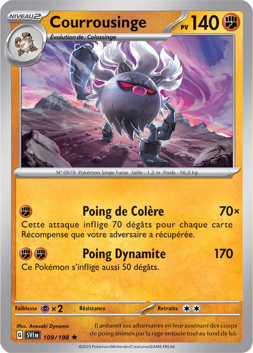 Courrousinge - 109/198 - Carte Pokémon Écarlate et Violet EV01
