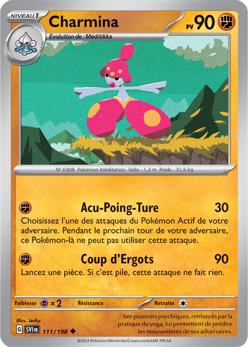 Charmina - 111/198 - Carte Pokémon Écarlate et Violet EV01