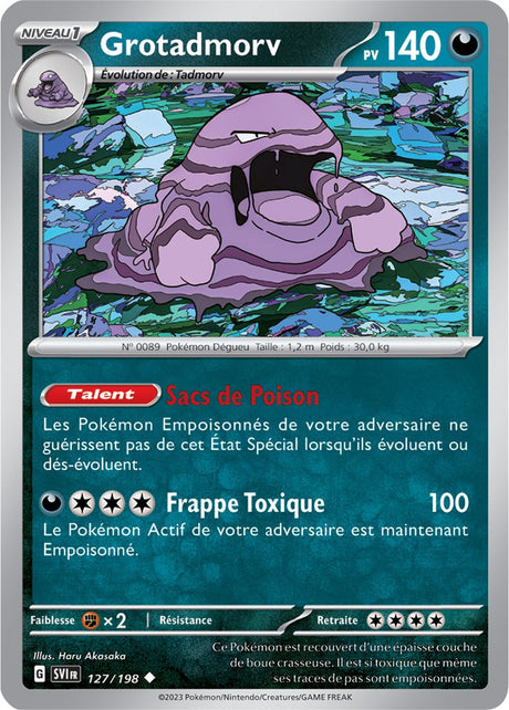 Grotadmorv - 127/198 - Carte Pokémon Écarlate et Violet EV01