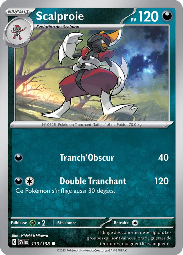 Scalproie - 133/198 - Carte Pokémon Écarlate et Violet EV01