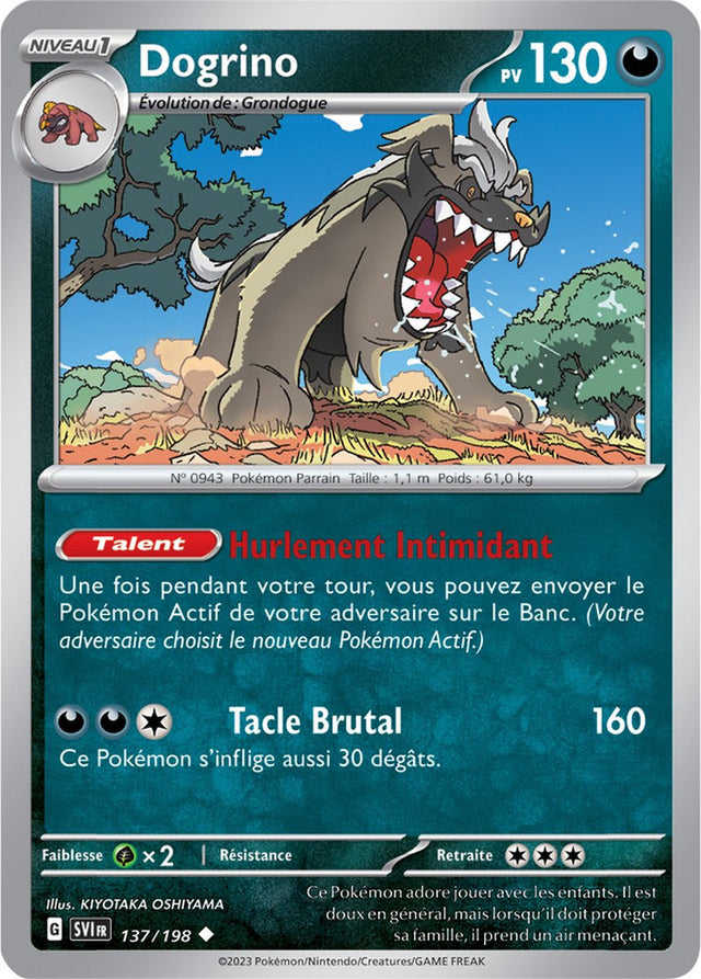 Dogrino- 137/198 - Carte Pokémon Écarlate et Violet EV01