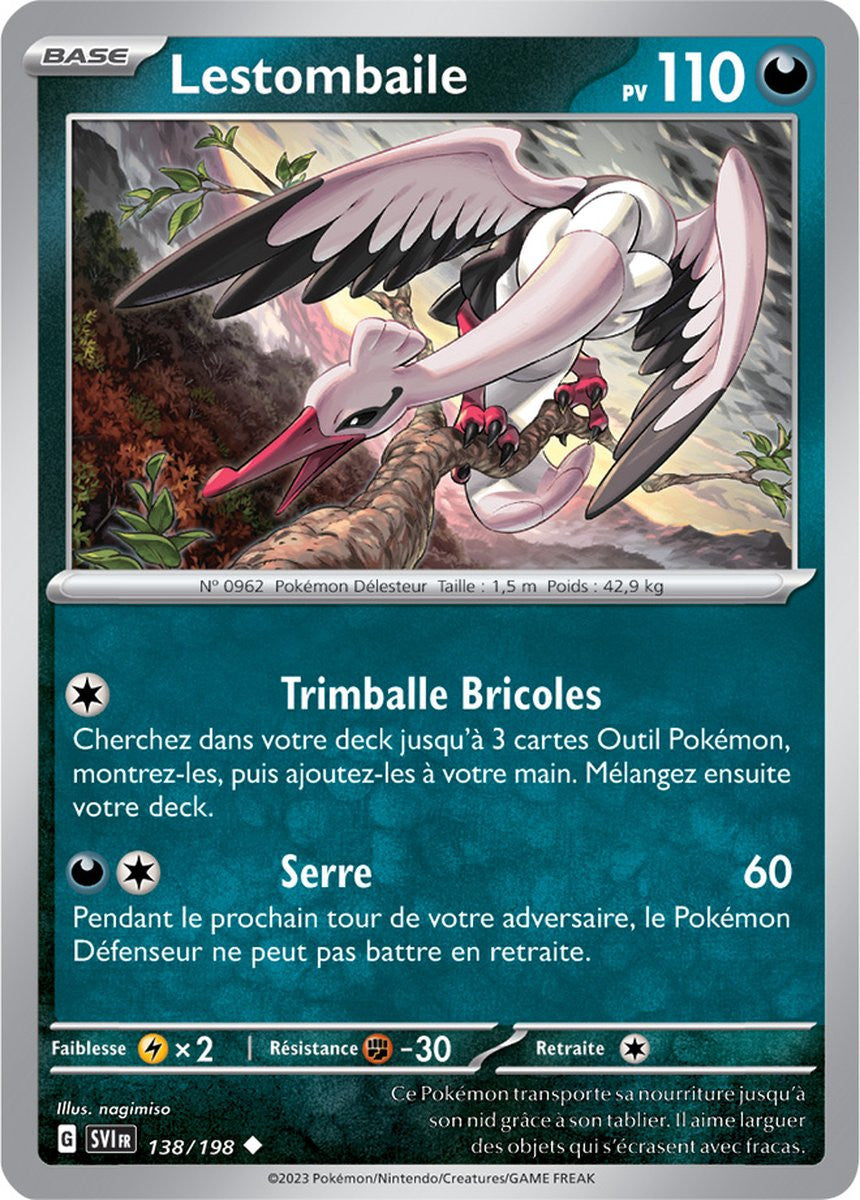 Lestombaile - 138/198 - Carte Pokémon Écarlate et Violet EV01