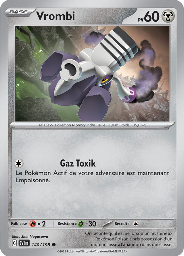 Vrombi - 140/198 - Carte Pokémon Écarlate et Violet EV01