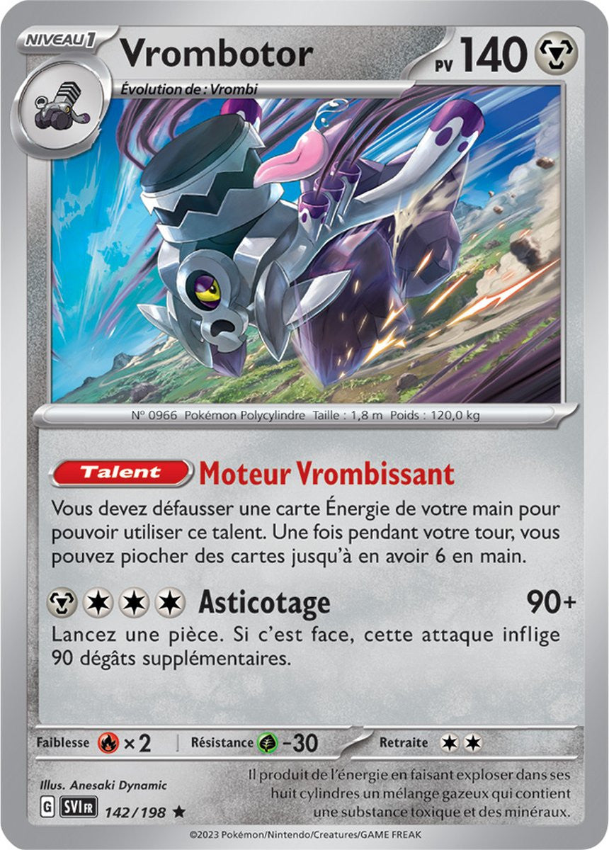 Vrombotor - 142/198 - Carte Pokémon Écarlate et Violet EV01