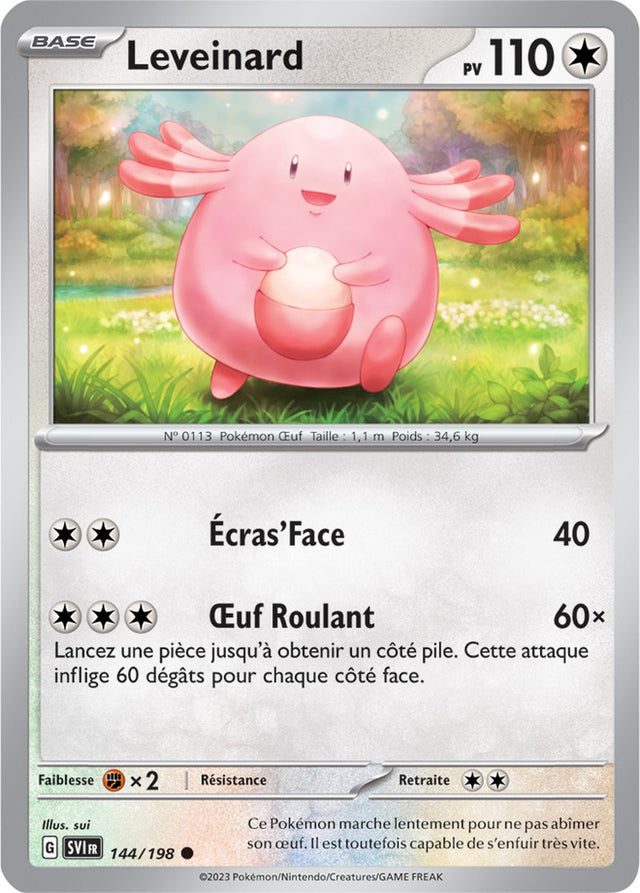 Leveinard - 144/198 - Carte Pokémon Écarlate et Violet EV01
