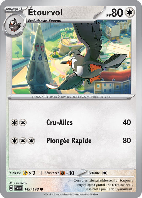 Étourvol - 149/198 - Carte Pokémon Écarlate et Violet EV01