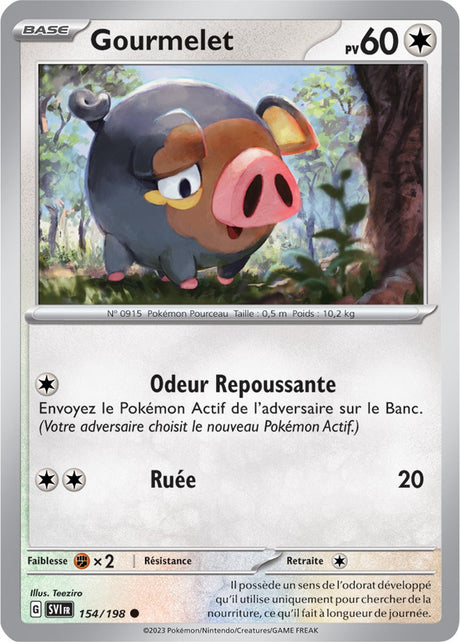 Gourmelet - 154/198 - Carte Pokémon Écarlate et Violet EV01