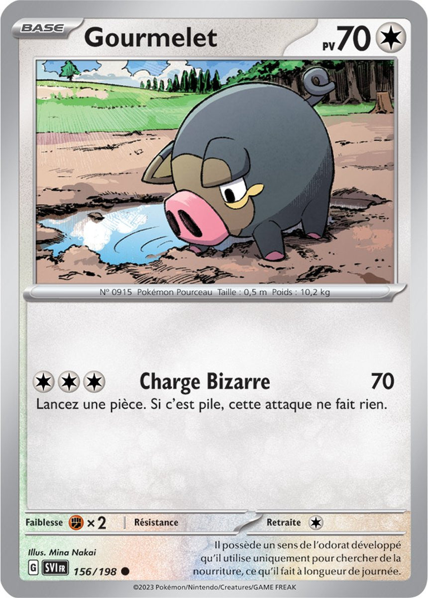 Gourmelet - 156/198 - Carte Pokémon Écarlate et Violet EV01