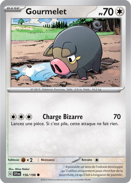 Gourmelet - 156/198 - Carte Pokémon Écarlate et Violet EV01