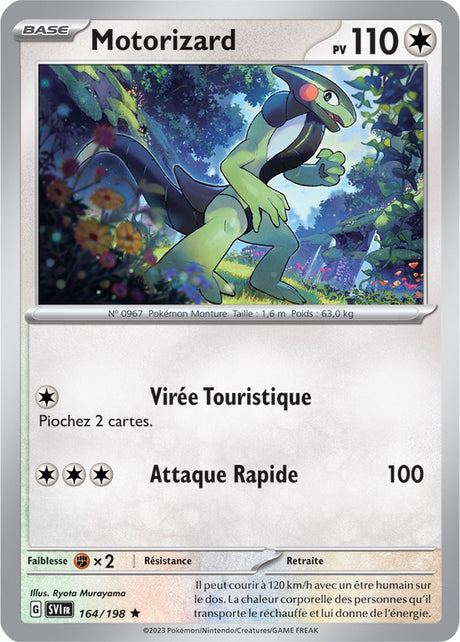 Motorizard - 164/198 - Carte Pokémon Écarlate et Violet EV01