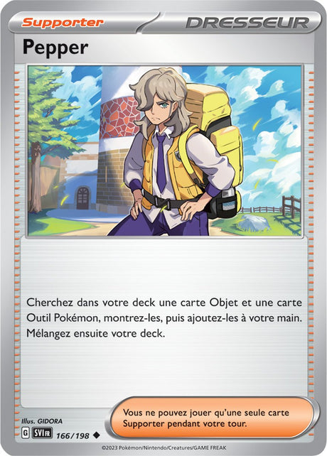 Pepper - 166/198 - Carte Pokémon Écarlate et Violet EV01
