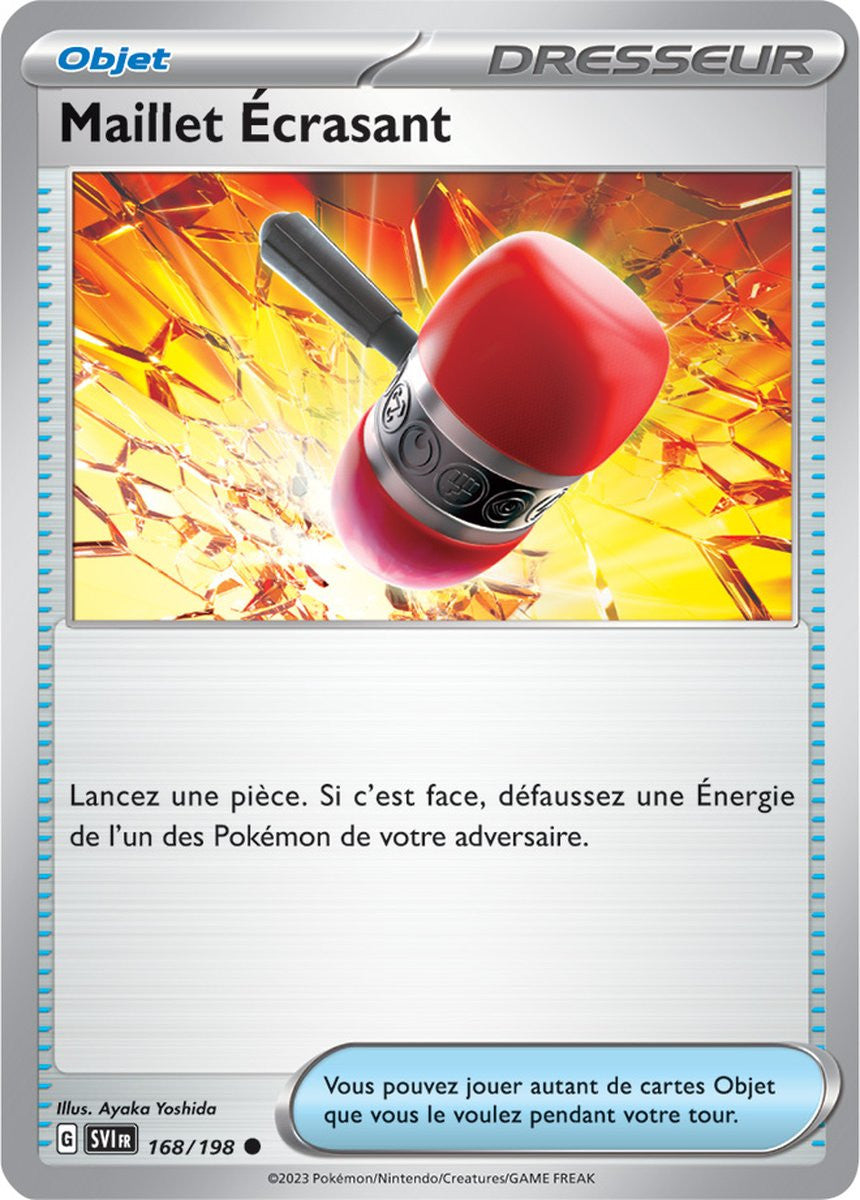 Maillet Écrasant - 168/198 - Carte Pokémon Écarlate et Violet EV01