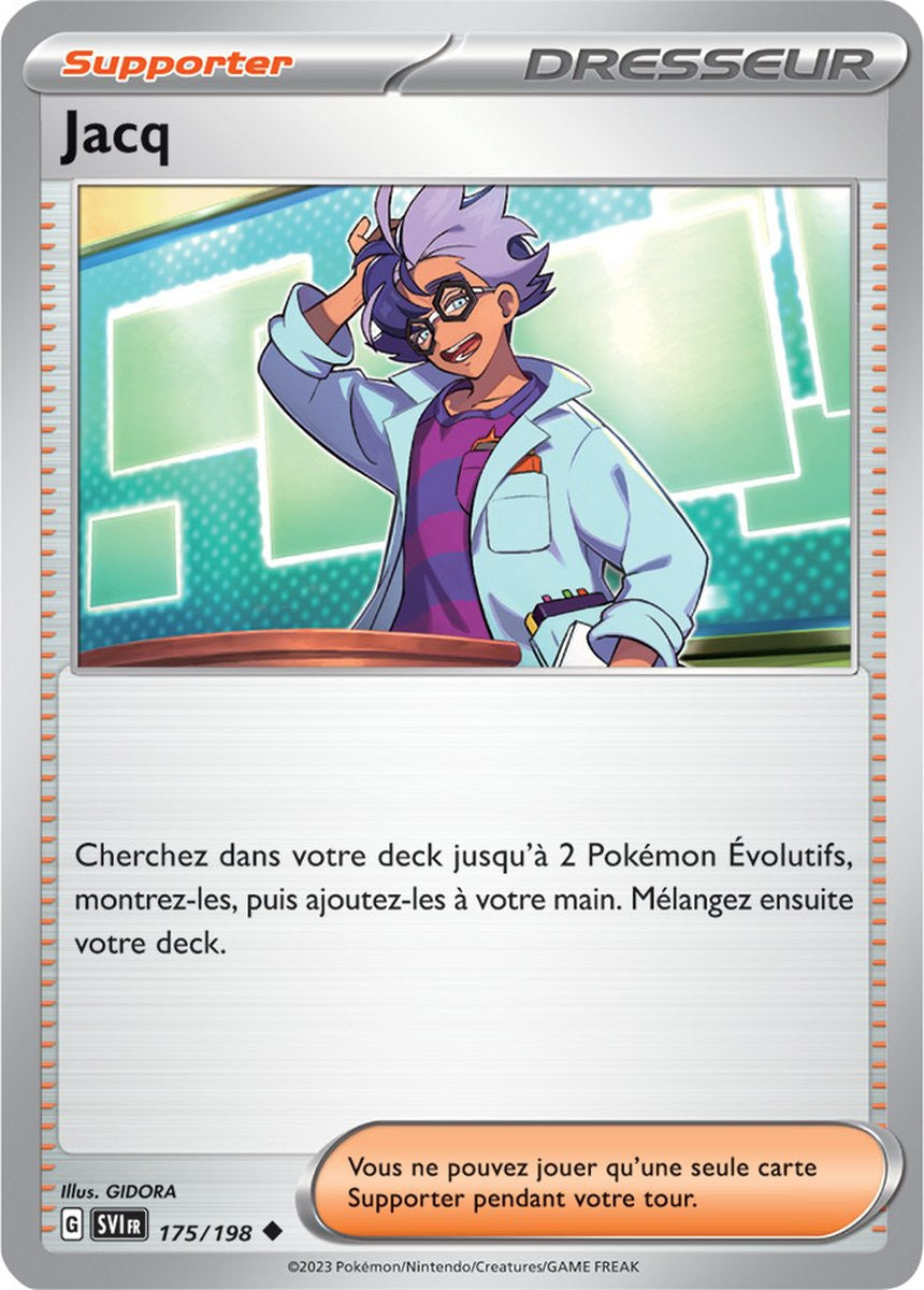 Jacq - 175/198 - Carte Pokémon Écarlate et Violet EV01