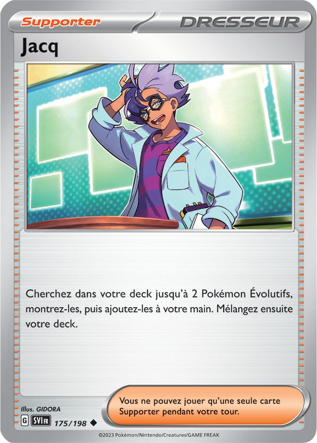 Jacq - 175/198 - Carte Pokémon Écarlate et Violet EV01