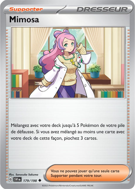 Mimosa - 179/198 - Carte Pokémon Écarlate et Violet EV01