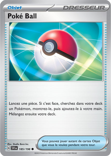 Poké Ball - 185/198 - Carte Pokémon Écarlate et Violet EV01