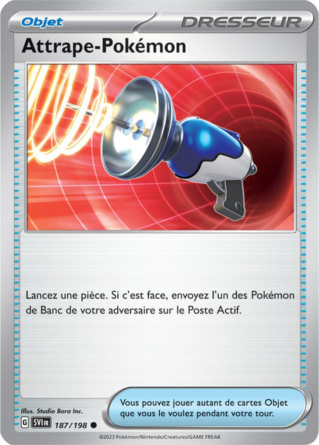 Attrape-Pokémon - 187/198 - Carte Pokémon Écarlate et Violet EV01