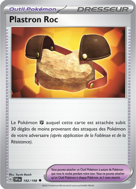 Plastron Roc - 192/198 - Carte Pokémon Écarlate et Violet EV01