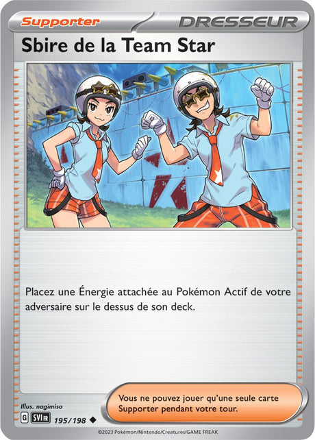 Sbire de la Team Star - 195/198 - Carte Pokémon Écarlate et Violet EV01