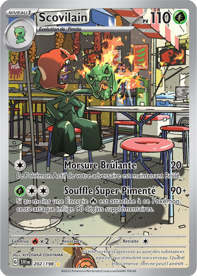 Scovilain - 202/198 - Carte Pokémon Écarlate et Violet EV01