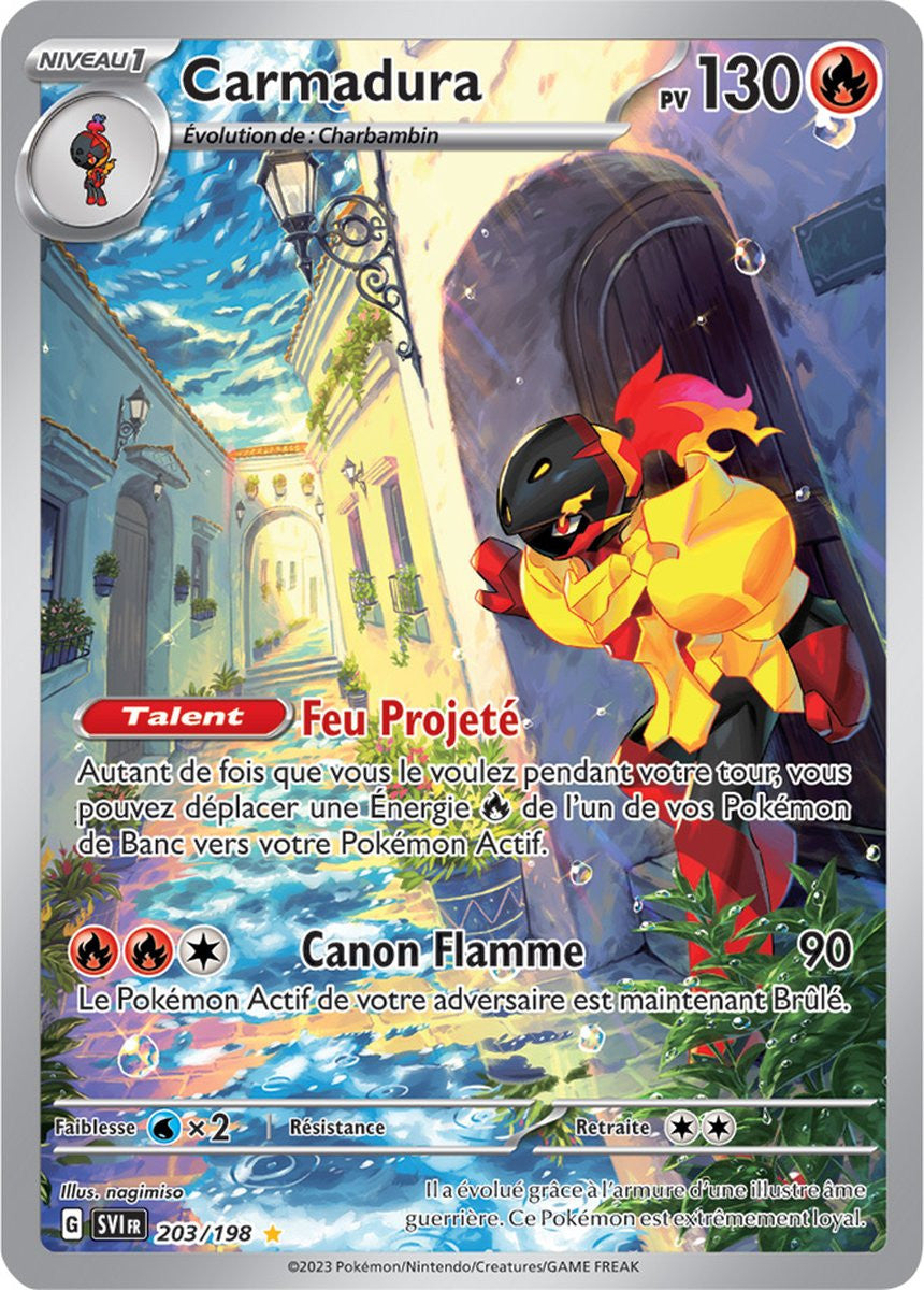 Carmadura - 203/198 - Carte Pokémon Écarlate et Violet EV01