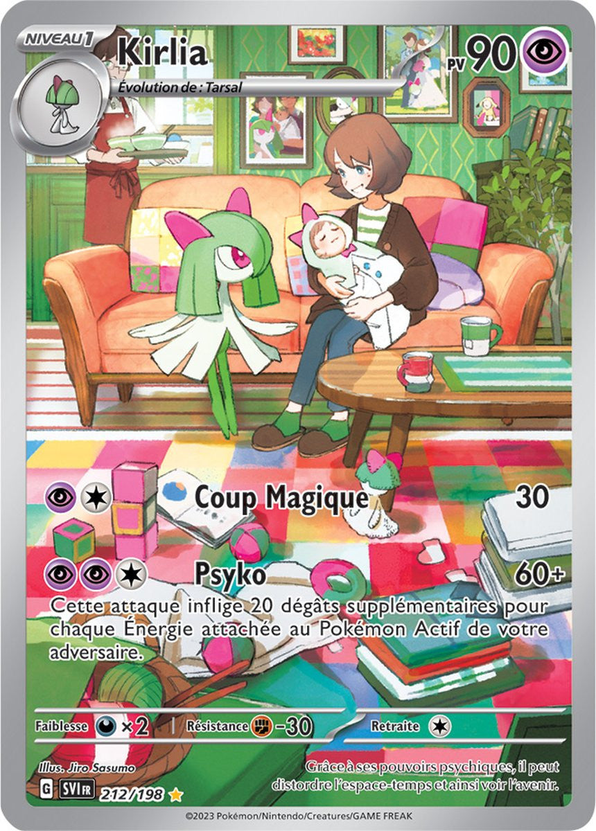 Kirlia - 212/198 - Carte Pokémon Écarlate et Violet EV01