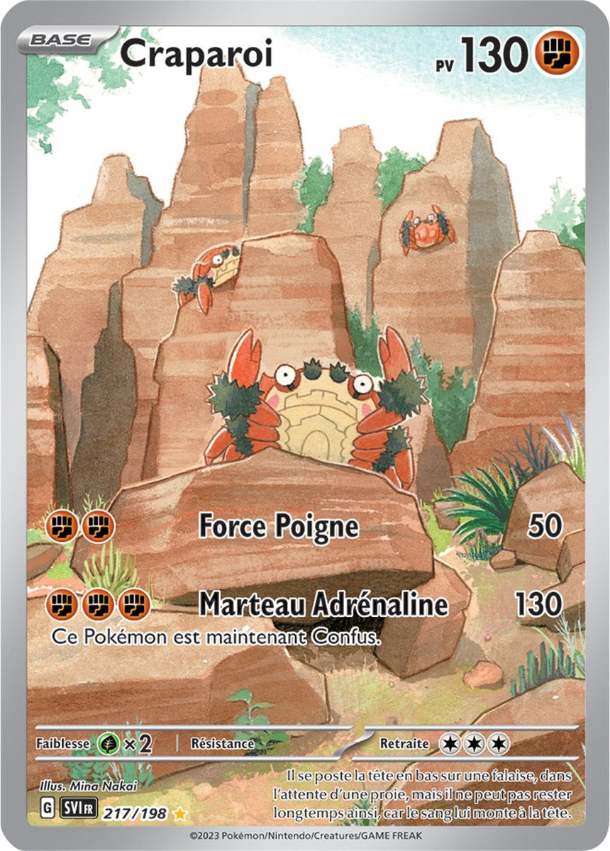 Craparoi - 217/198 - Carte Pokémon Écarlate et Violet EV01