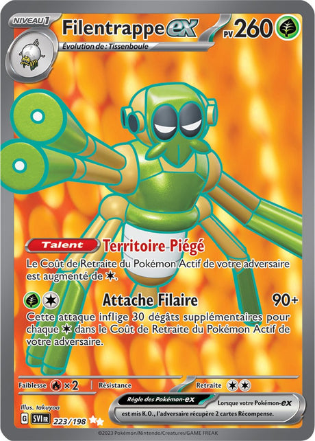 Filentrappe ex - 223/198 - Carte Pokémon Écarlate et Violet EV01