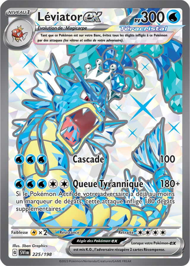 Léviator ex - 225/198 - Carte Pokémon Écarlate et Violet EV01