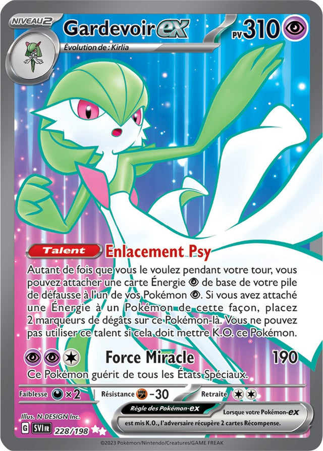 Gardevoir ex - 228/198 - Carte Pokémon Écarlate et Violet EV01