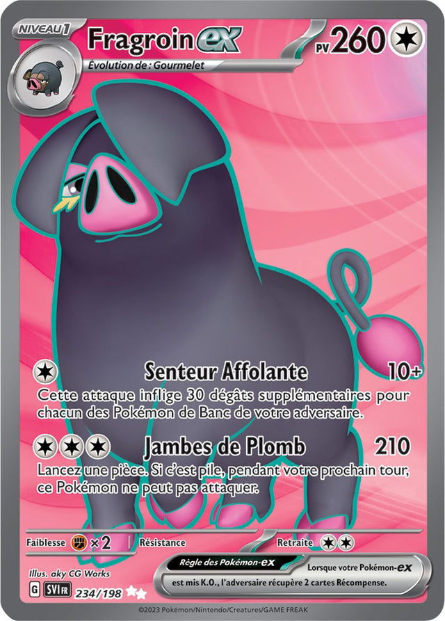 Fragroin ex - 234/198 - Carte Pokémon Écarlate et Violet EV01
