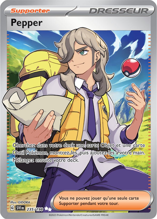 Pepper - 235/198 - Carte Pokémon Écarlate et Violet EV01