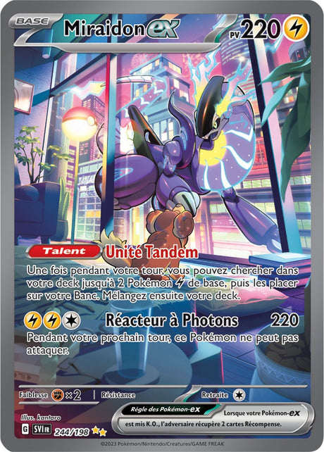Miraidon ex - 244/198 - Carte Pokémon Écarlate et Violet EV01