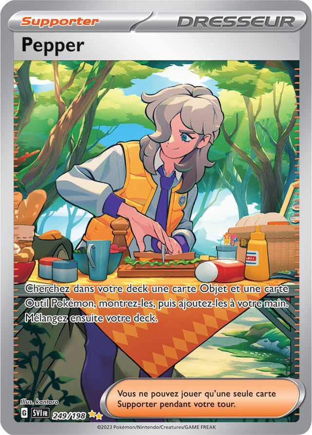 Pepper - 249/198 - Carte Pokémon Écarlate et Violet EV01