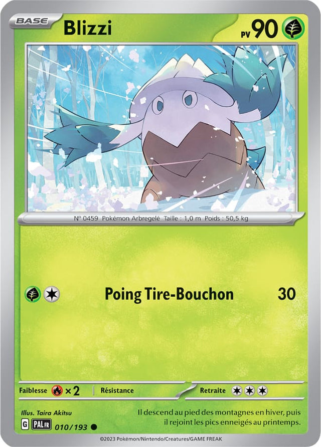 Blizzi - 010/193 - Carte Pokémon Évolutions à Paldea EV02