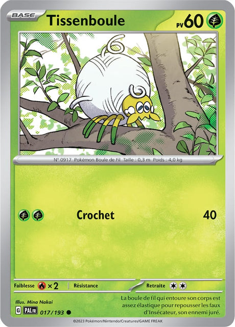 Tissenboule - 017/193 - Carte Pokémon Évolutions à Paldea EV02