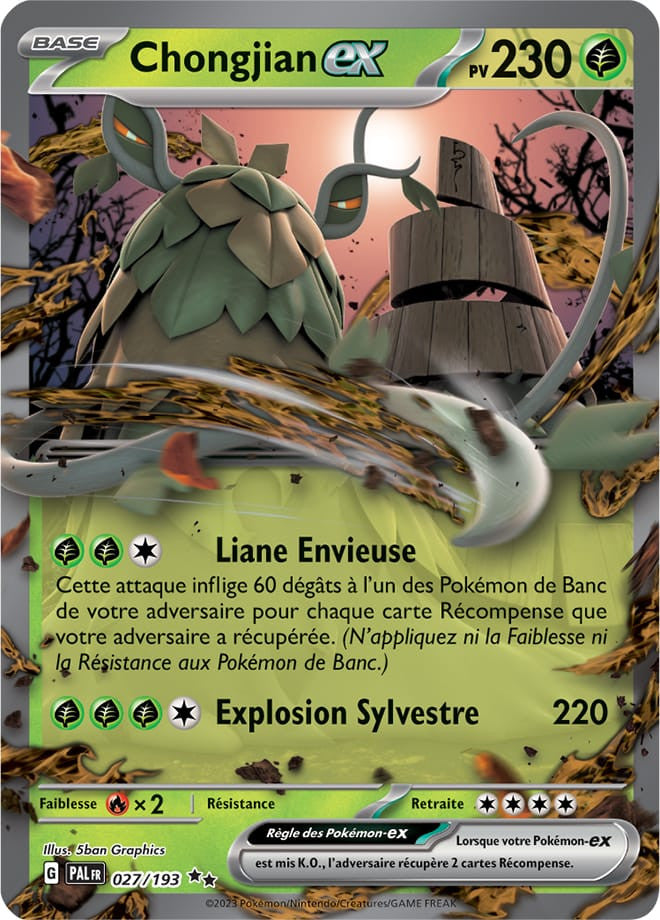 Chongjian EX - 027/193 - Carte Pokémon Évolutions à Paldea EV02