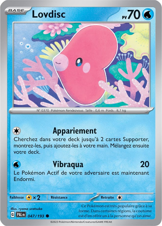 Lovdisc - 047/193 - Carte Pokémon Évolutions à Paldea EV02