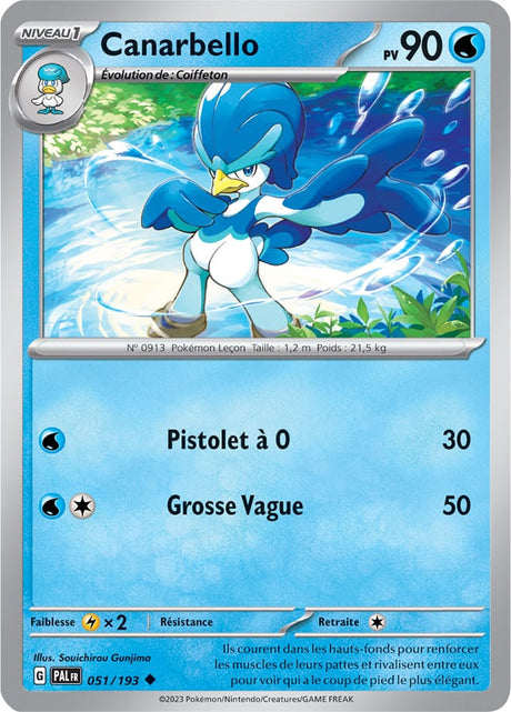 Canarbello - 051/193 - Carte Pokémon Évolutions à Paldea EV02