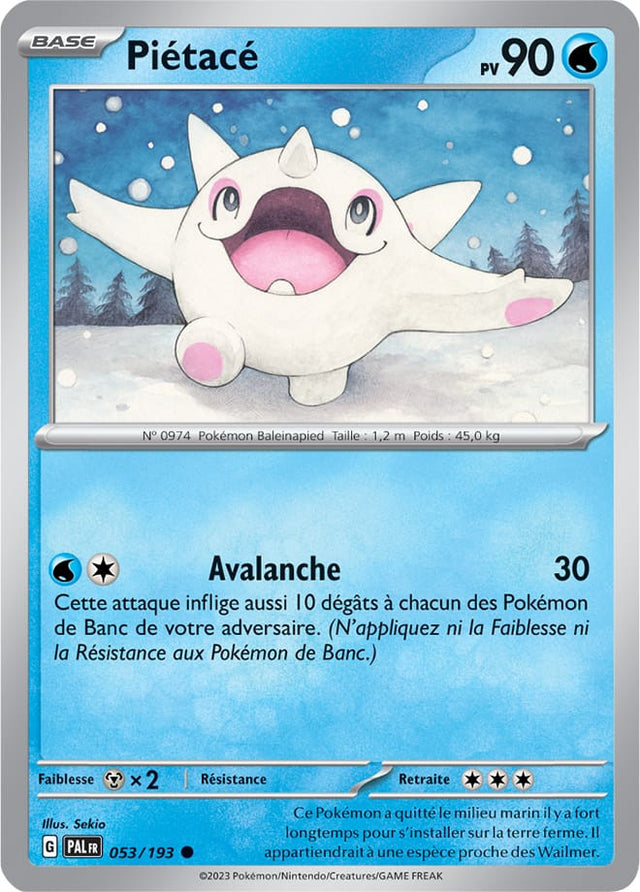 Piétacé - 053/193 - Carte Pokémon Évolutions à Paldea EV02