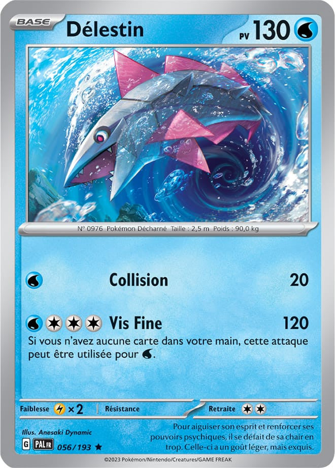 Délestin - 056/193 - Carte Pokémon Évolutions à Paldea EV02