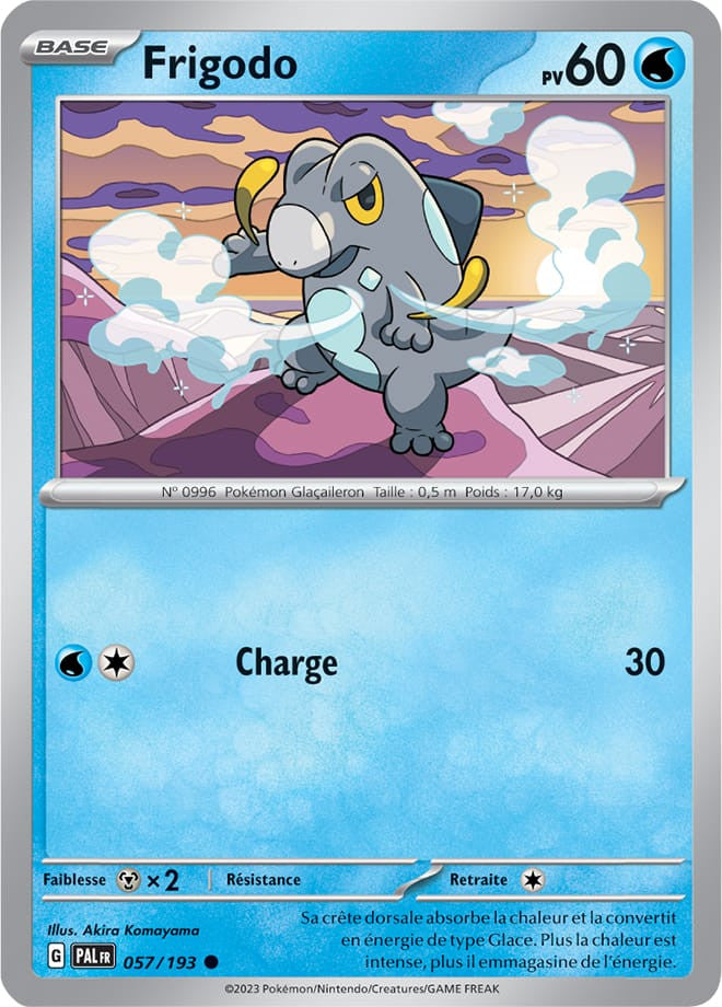 Frigodo - 057/193 - Carte Pokémon Évolutions à Paldea EV02