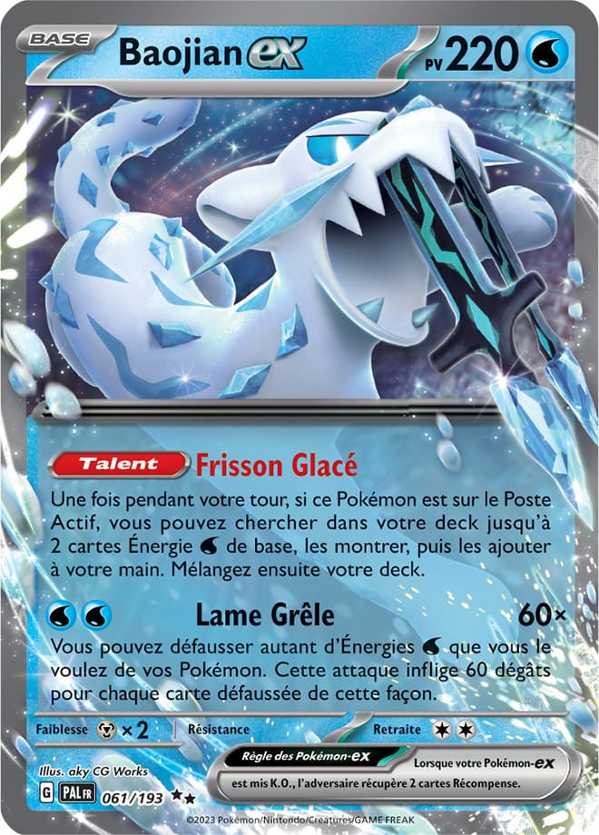 Baojian EX - 061/193 - Carte Pokémon Évolutions à Paldea EV02
