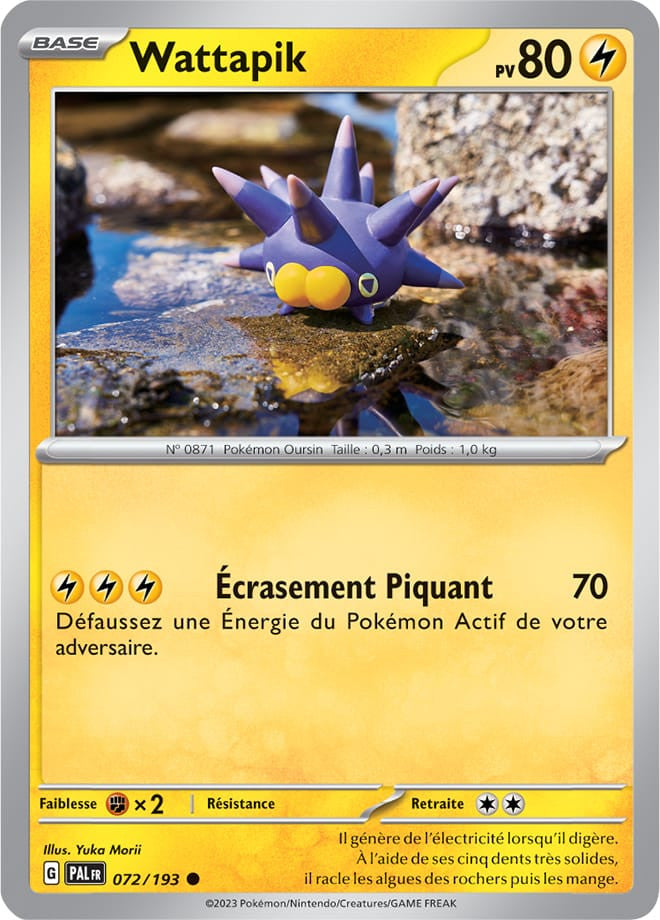 Wattapik - 072/193 - Carte Pokémon Évolutions à Paldea EV02